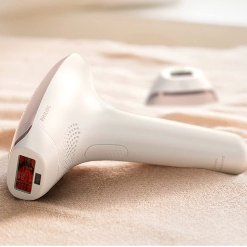 لیزر IPL فیلیپس اورجینال همراه باسری اضافه و موزن گوش و بینی و ابرو Philips Lume مدل bri955