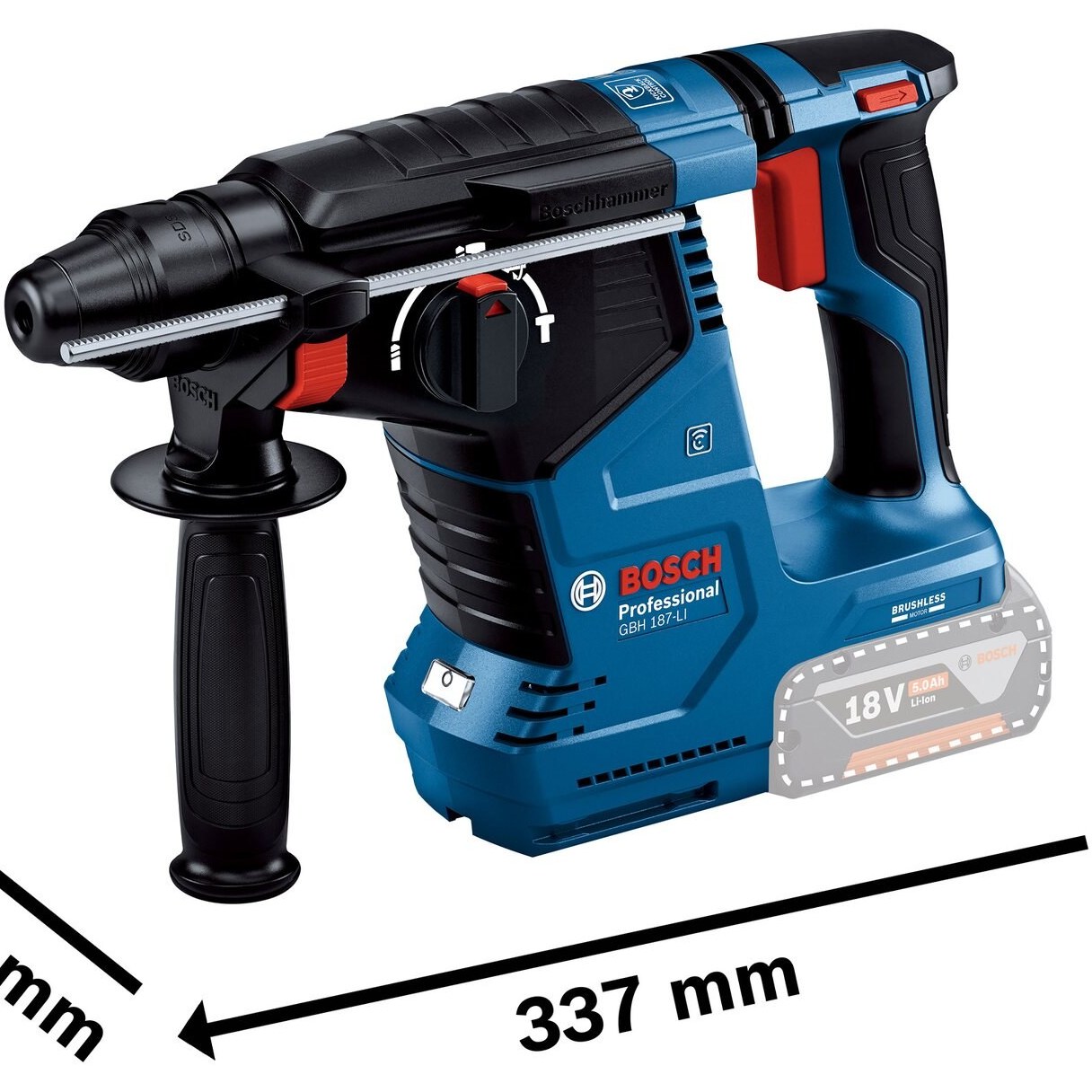 دریل چکشی بوش 18 ولت مدل GBH 18V-28 CF