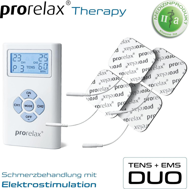 دستگاه الکتروتراپی پرورِلاکس مدل TENS + EMS Duo