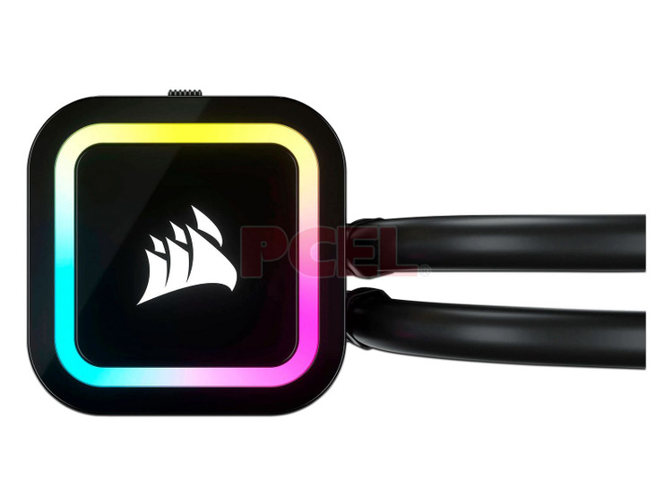 خنک کننده مایع پردازنده کورسیر مدل H100x RGB Elite 240mm با فنهای RGB
