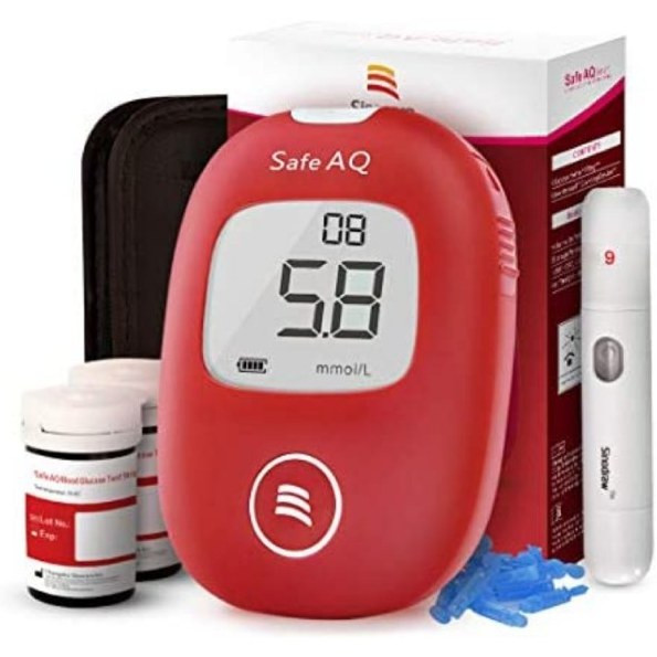 کیت تست قند خون سینوکر مدل Safe AQ Smart