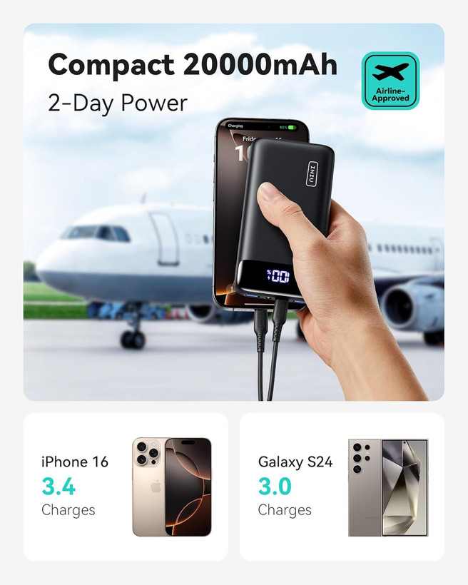 پاور بانک INIU مدل BL-B5 PD22.5W 20000آمپر