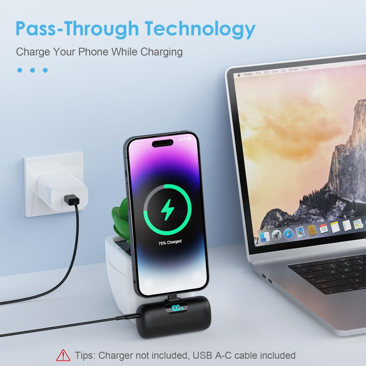 مینی پاور بانک اپل 5000mAh