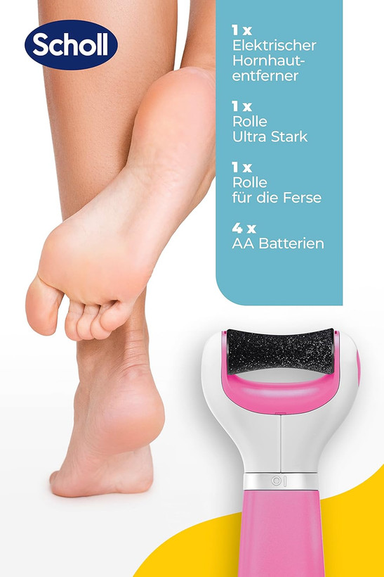 سوهان و رنده پا برقی اورجینال Scholl مدل Velvet Smooth Electric Callus