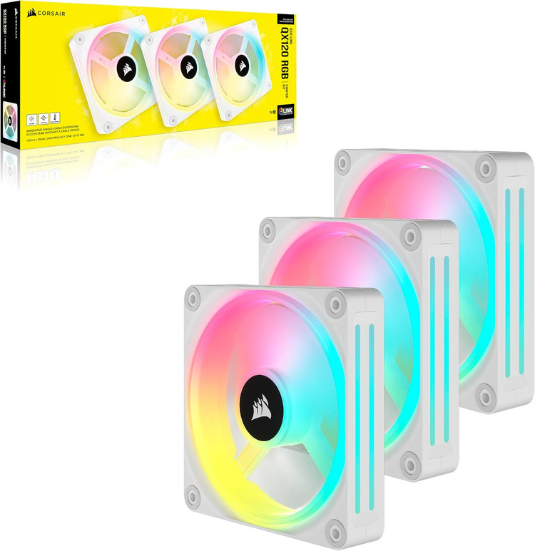 کیت فنهای RGB کورسیر مدل iCUE LINK QX120