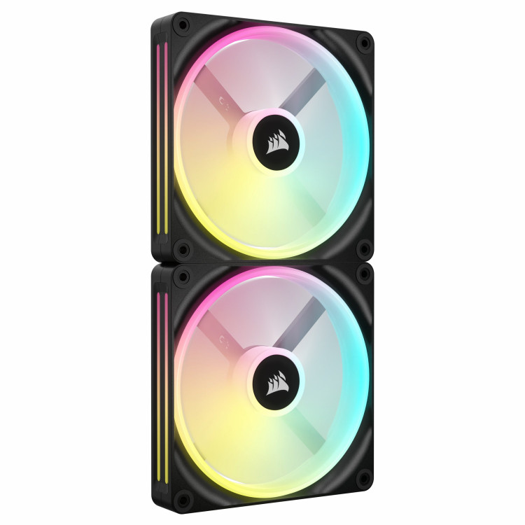 فن کیس کورسیر iCUE LINK QX140 RGB White (بسته 2 عددی) - خنککننده هوشمند با نورپردازی ARGB و کنترل نرمافزاری