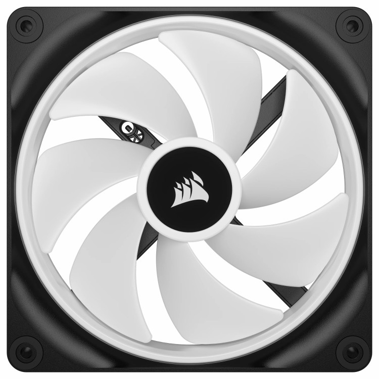 فن کیس کورسیر iCUE LINK QX140 RGB White (بسته 2 عددی) - خنککننده هوشمند با نورپردازی ARGB و کنترل نرمافزاری