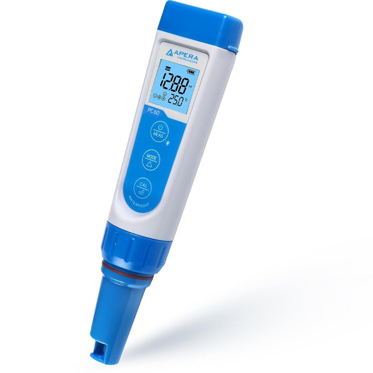 پی اچ متر جیبی ضد آب Apera Instruments مدل PC60 - اندازهگیری دقیق pH در هر مکان