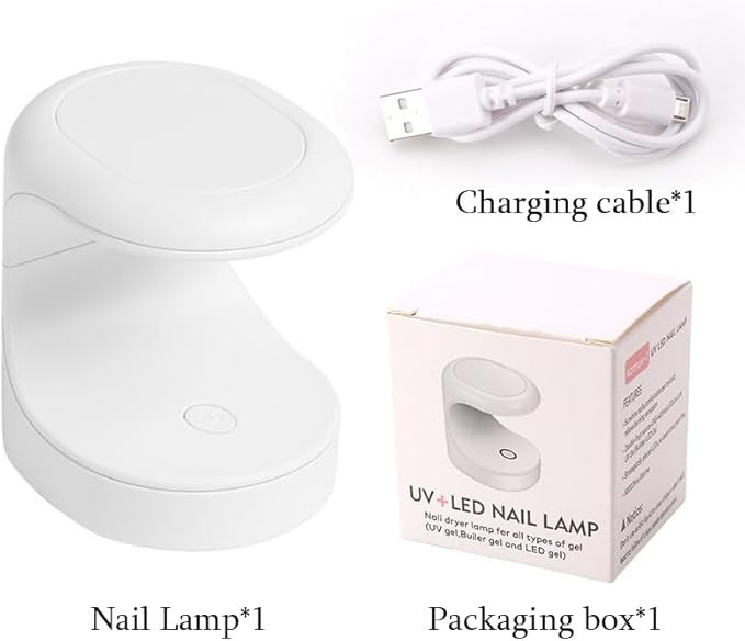 لامپ مینی ال ای دی - ناخن مصنوعی و لاک ناخن خشک کن Uv Nail Dryer برند HUIYELOVE