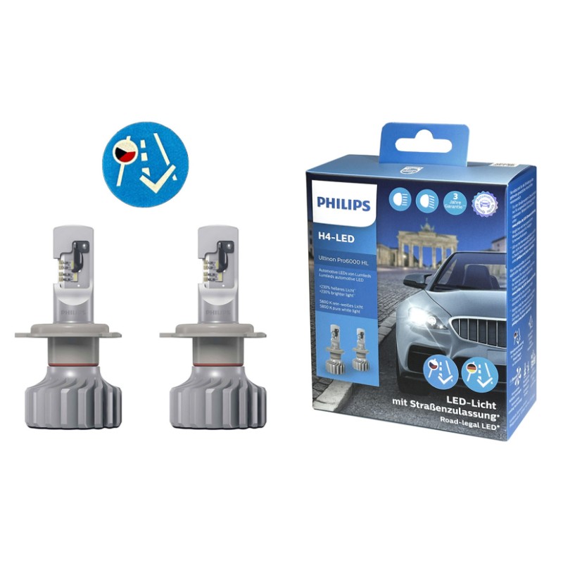 هدلایت فیلپس Ultinon Pro6000 مدل p43t-38