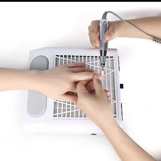 آرایشی اورجینال برند Nail master مدل Tırnak Toz Toplama Cihazı 80W