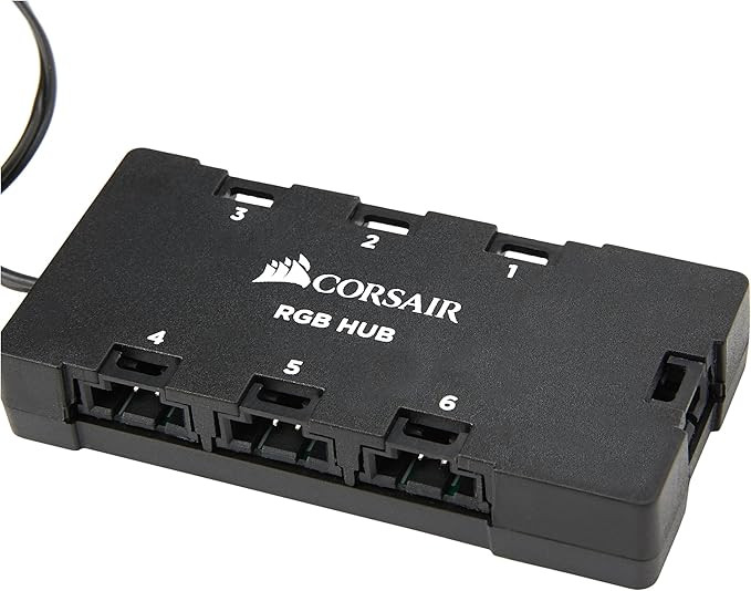 هاب نورپردازی RGB فنهای CORSAIR - کنترل مرکزی نورپردازی و جلوههای جذاب