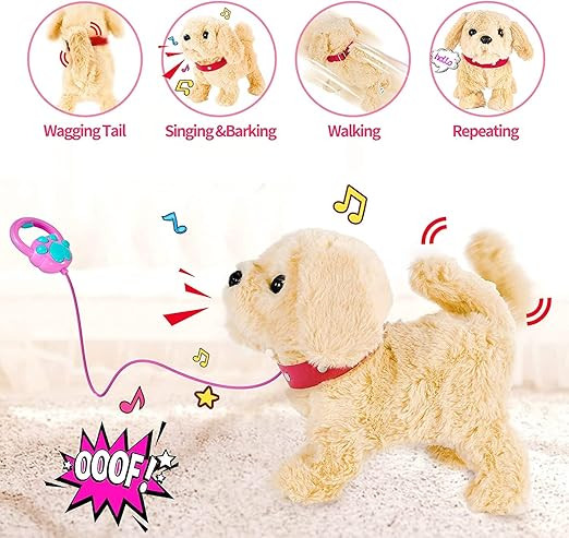 اسباب بازی سگ کنترلی سخنگو و موزیکال قهوه ای Pet Play Set Toys