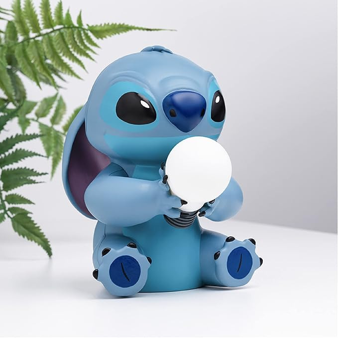 Stitch Light - لامپ لیلو و استیچ با مجوز رسمی، هدیه کلکسیونی دیزنی، دکور نور شب اتاق خواب میز کنار تخت | پالادون
