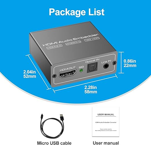 جدا کننده صدا و تصویر HDMI به دیجیتال Brand CMSTEDCD