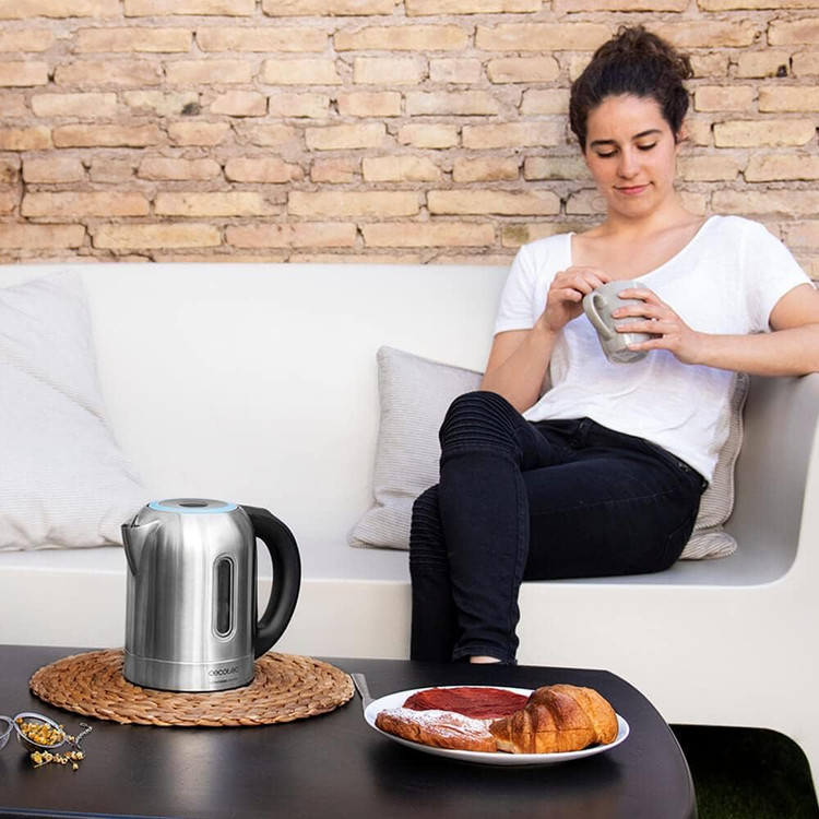 کتری برقی ThermoSense 290 Steel 2200W 1.7L سکوتک اسپانیا اورجینال مدل Cecotec