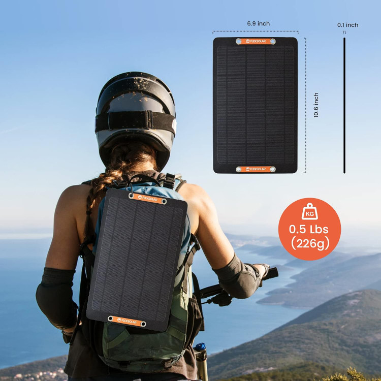 شارژر خورشیدی قابل حمل FlexSolar - مدل 12W USB - انرژی خورشیدی همیشه در دسترس شما