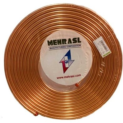 لوله مسی سایز 6- 1/3 اینچ ضخامت 30-0  15 متری برند VISIARO