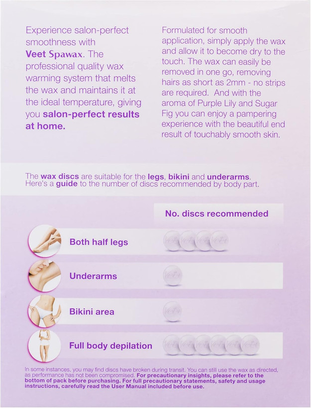 کیت گرم کننده موم بدون نوار اسپا Veet