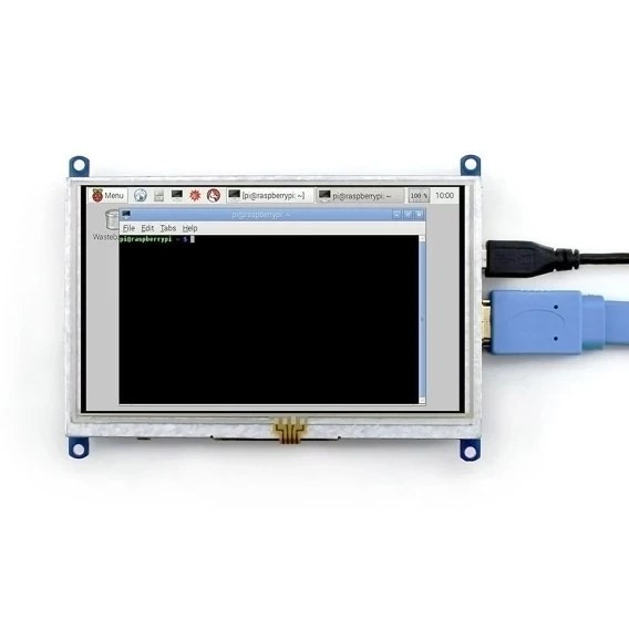 نمایشگر رنگی 5 اینچ TFT 800*480 با تاچ مقاومتی و ورودی HDMI مدل B محصول Waveshare