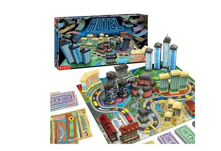 بازی فکری هتل تخته بازی AS Games برای سنین 8+ و 2 تا 4 بازیکن