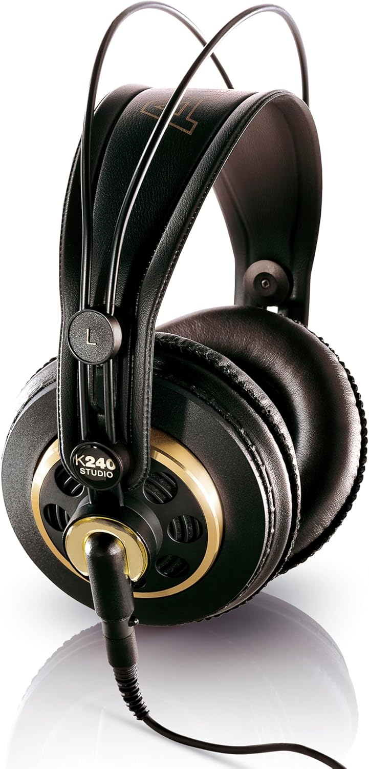هدفون AKG طلایی تک سایز (K240STUDIO) جعبه در بار آسیب دیده