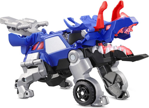 تبدیل شونده ماشین ترانسفورمر VTech Switch and Go Triceratops Roadster کارتن در بار آسیب دیده