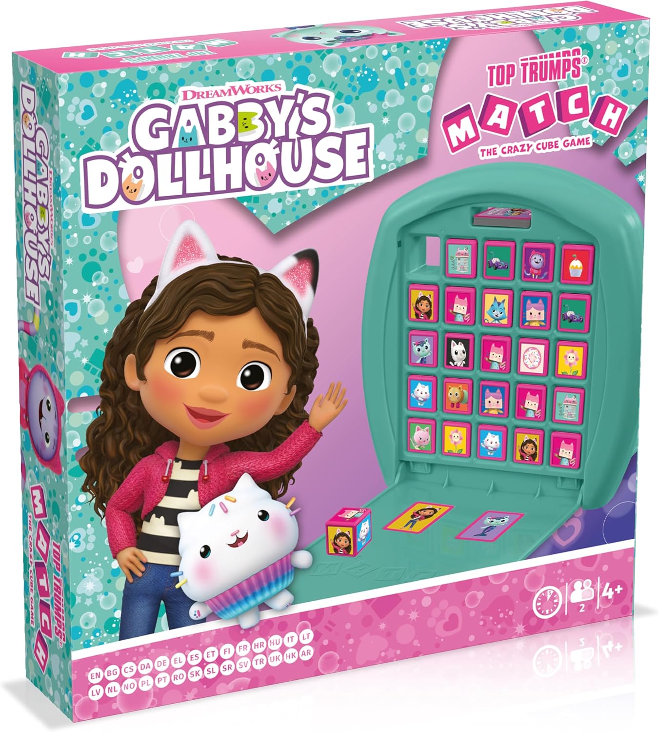بازی فکری Gabby's Dollhouse Top Trumps Match - سرگرمی و هیجان برای طرفداران گبی کمی خط خش در بار