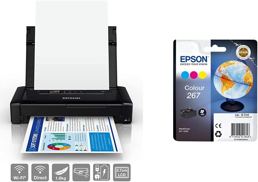 پرینتر جوهر افشان رنگی اپسون ژاپن Epson WorkForce WF-110W
