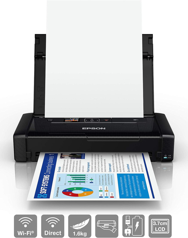 پرینتر جوهر افشان رنگی اپسون ژاپن Epson WorkForce WF-110W