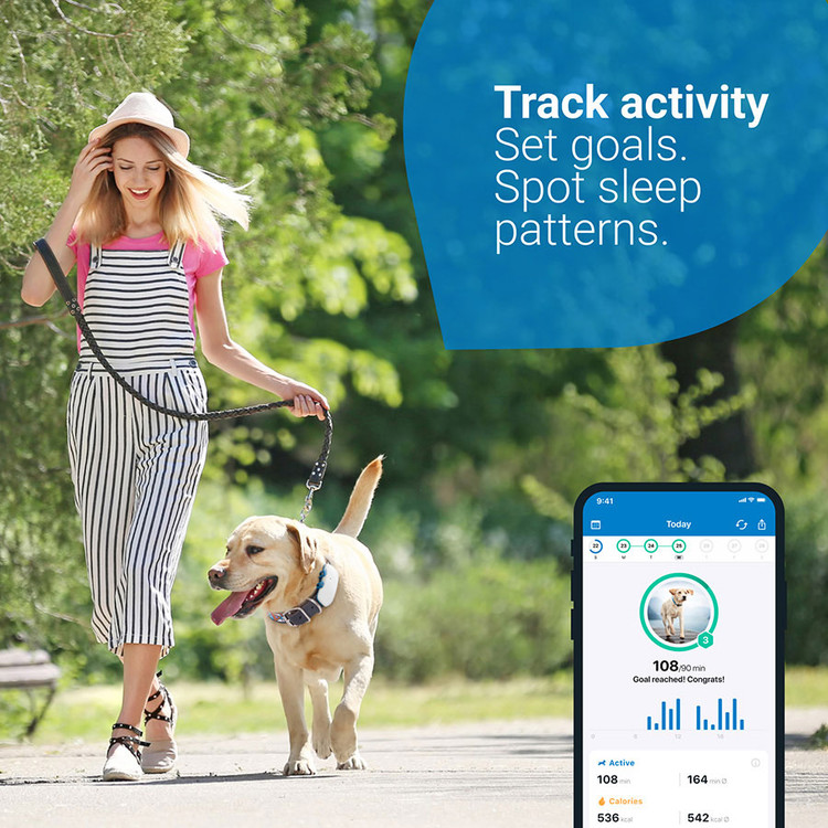 ردیاب سگ Tractive رنگ آبی تیره