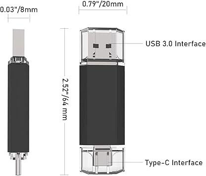 فلش مموری 128 G دانگل USB-C به USB 3.0 - کوچک، سریع و کاربردی