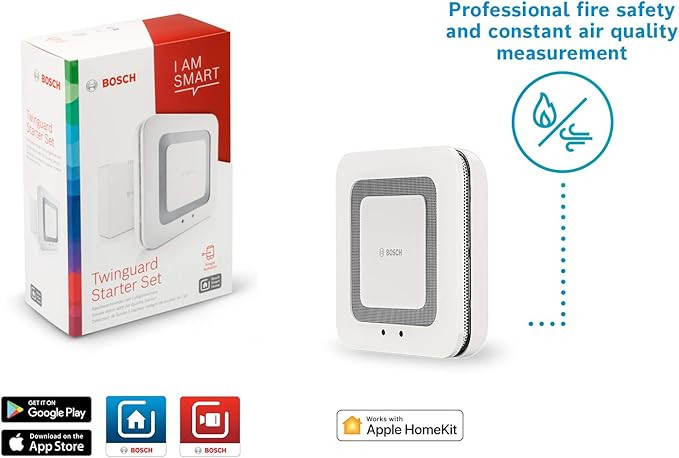 دتکتور دود هوشمند Bosch Smart Home Twinguard - ایمنی و کیفیت هوا در یک بسته