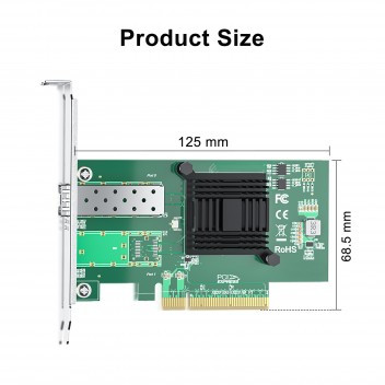 کارت شبکه X520-10G-1S-X8 ارتقای عملکرد شبکه با سرعت 10 گیگابیت بر ثانیه