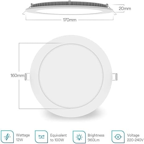 پنل LED هوشمند 4عددی فوق باریک نورپردازی قابل تنظیم و کنترل از راه دور