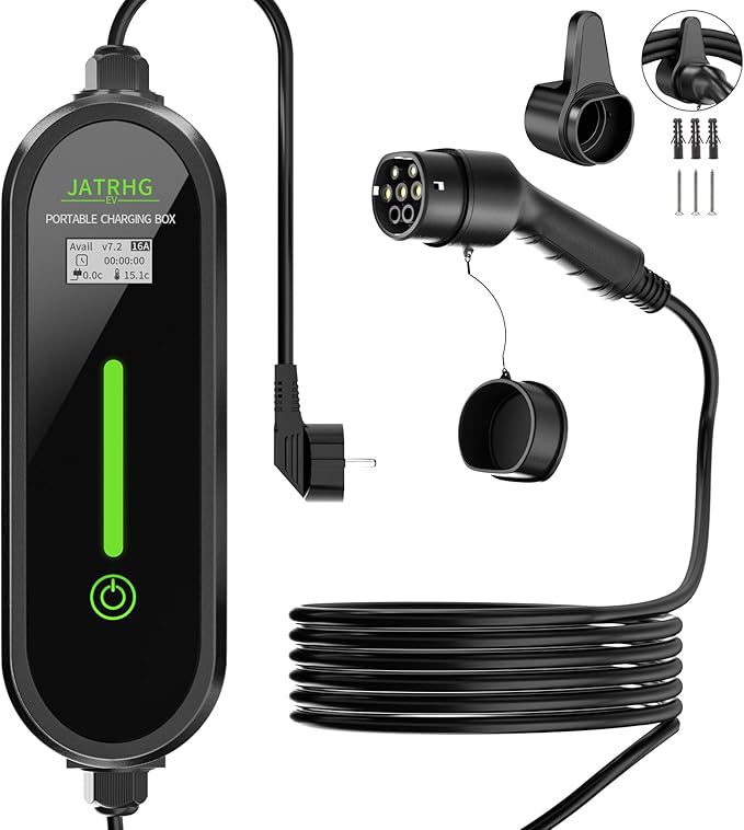 شارژ فست خودروی برقی 7 متری سریع و مطمئن با Jatrhg EV Charger