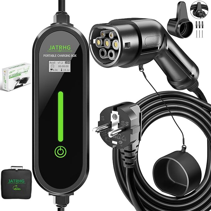 شارژ فست خودروی برقی 7 متری سریع و مطمئن با Jatrhg EV Charger