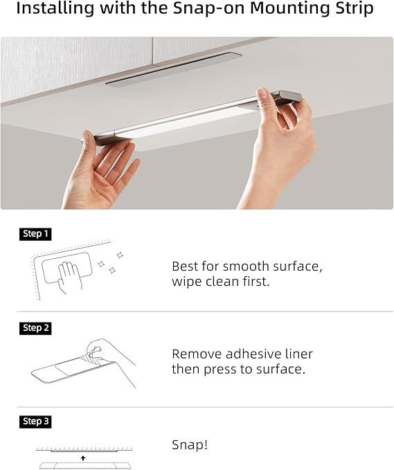 چراغ زیر کابینت LED مدل LY-40 پک یک عددی