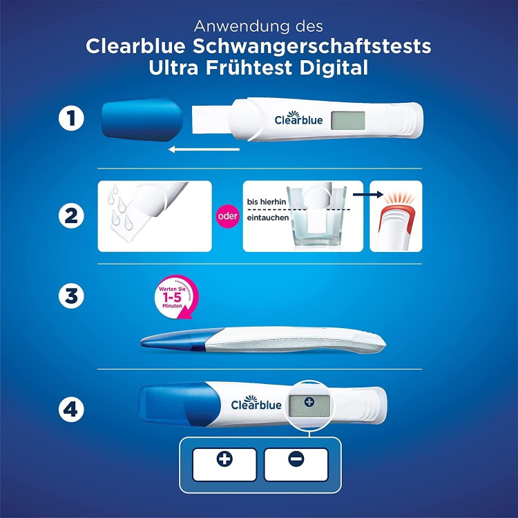 تست بارداری Clearblue پک 3 عددی