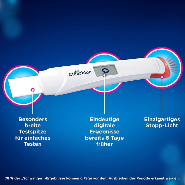 تست بارداری Clearblue پک 3 عددی