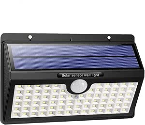 چراغ خورشیدی فضای باز HETP GAR ZJSl LED78 پک دوعددی