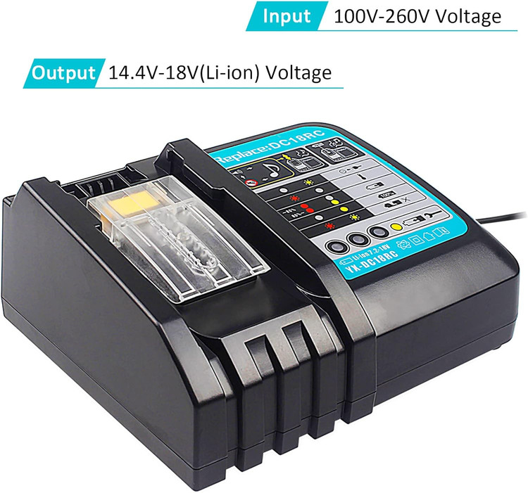 شارژر QUPERR-DC18RC برای باتریهای ماکیتا
