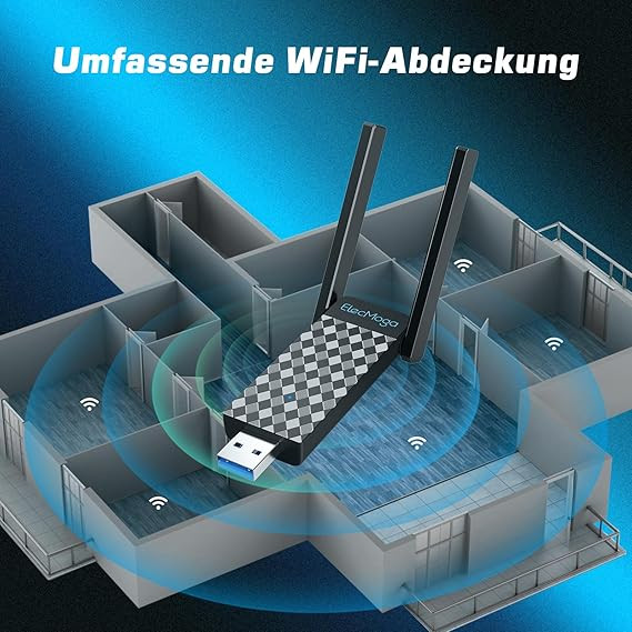 دانگل USB وایفای ایلکموگا AC1300