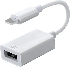 آداپتور USB OTG برای آیفون اتصال آسان به فلش و کارت حافظه