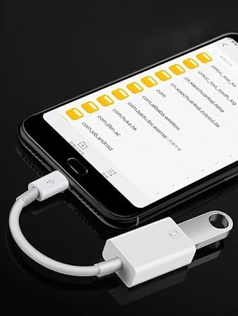 آداپتور USB OTG برای آیفون اتصال آسان به فلش و کارت حافظه