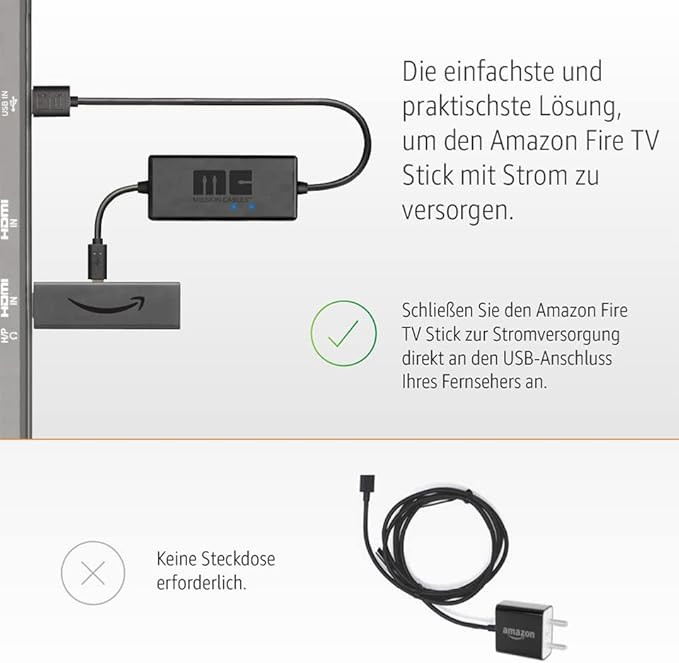 کابل USB فایر تیوی 4K جایگزین آداپتور