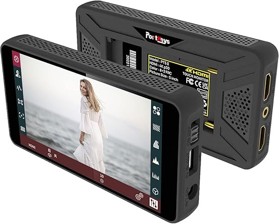 مانیتور تاچ اسکرین 5 اینچی رزولوشن 4K با قابلیتهای LUT و Waveform