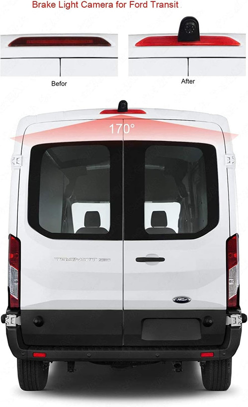 دوربین دنده عقب مناسب برای کامیون و ون Third Brake Light اورجینال