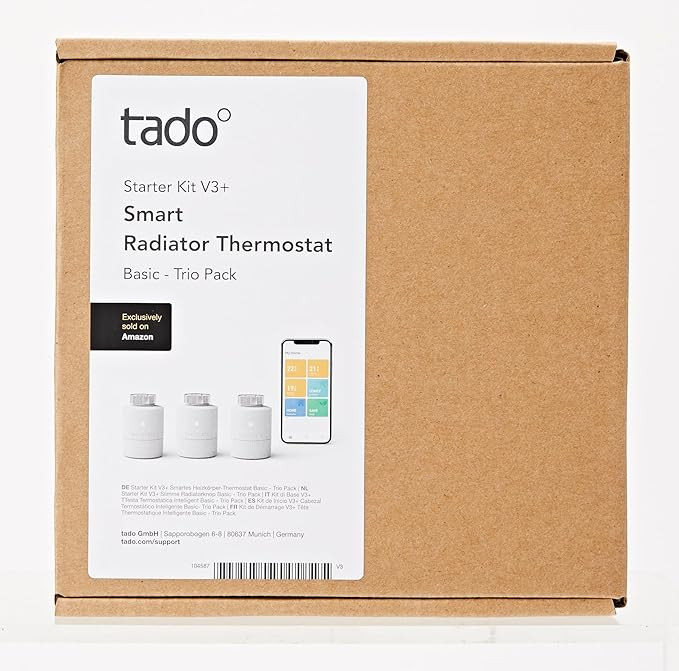 ترموستات هوشمند tado° Basic سه عددی کنترل دقیق گرمایش از طریق اپلیکیشن