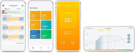 ترموستات هوشمند tado° Basic دو عددی کنترل دقیق گرمایش از طریق اپلیکیشن